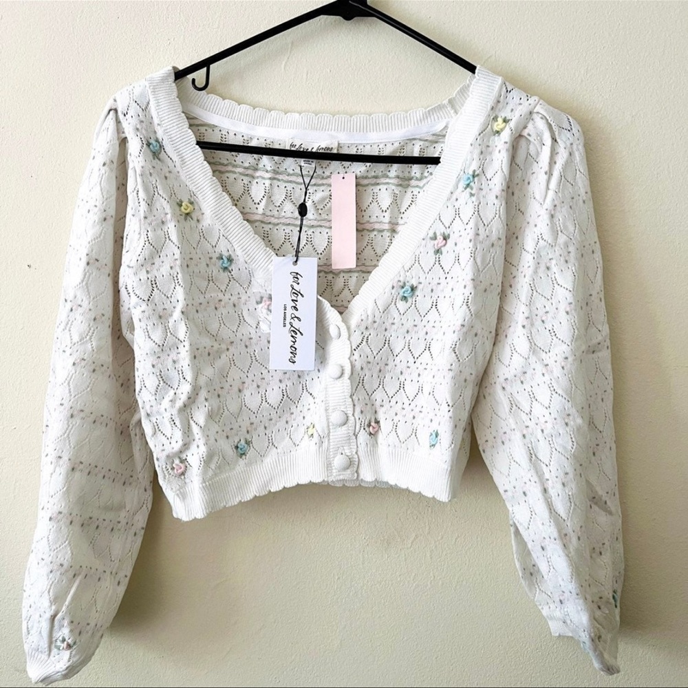 For love and lemons x Victoria secret charolette cardigan size small (2-4)